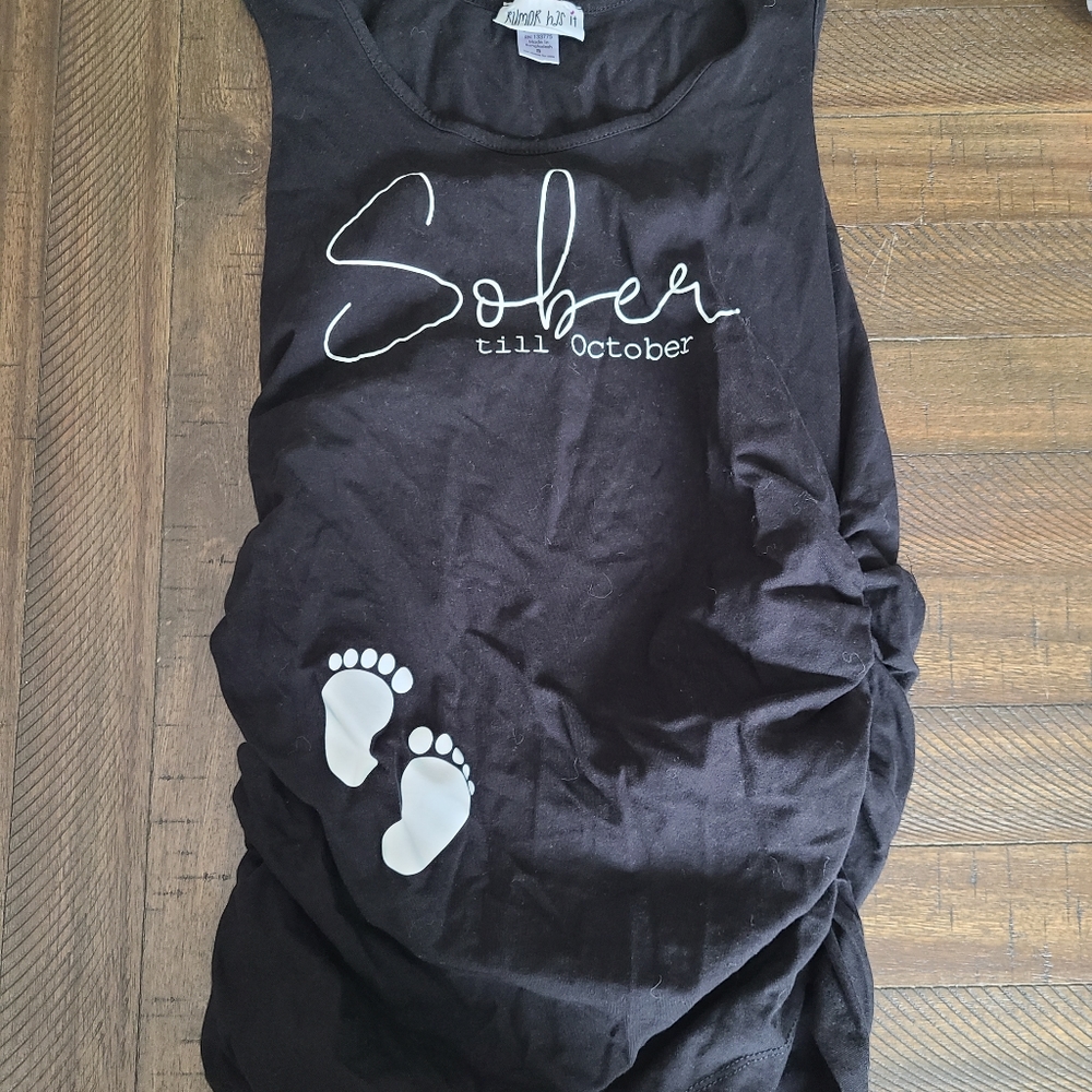 Maternity Ruched Side Tank